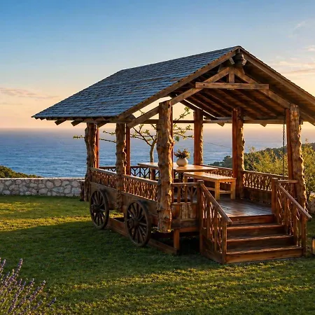Dom wakacyjny Panoramic Sea View Wooden Ratzakli, Kefalonia