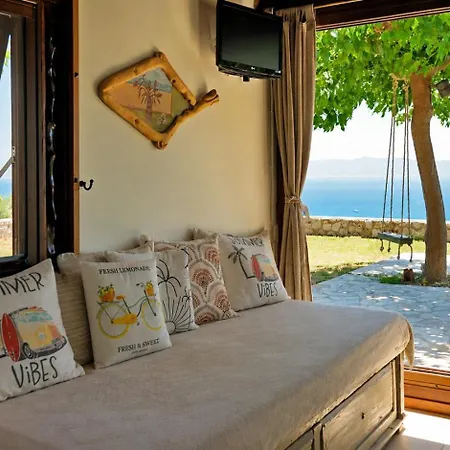 Stunning Sea View Wooden House In Kefalonia *